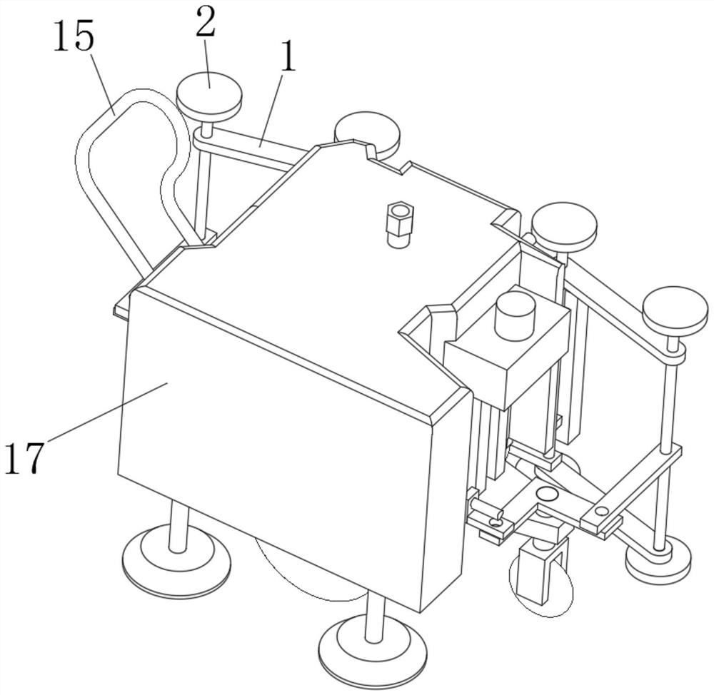 A deep sterilizable swimming pool cleaning device