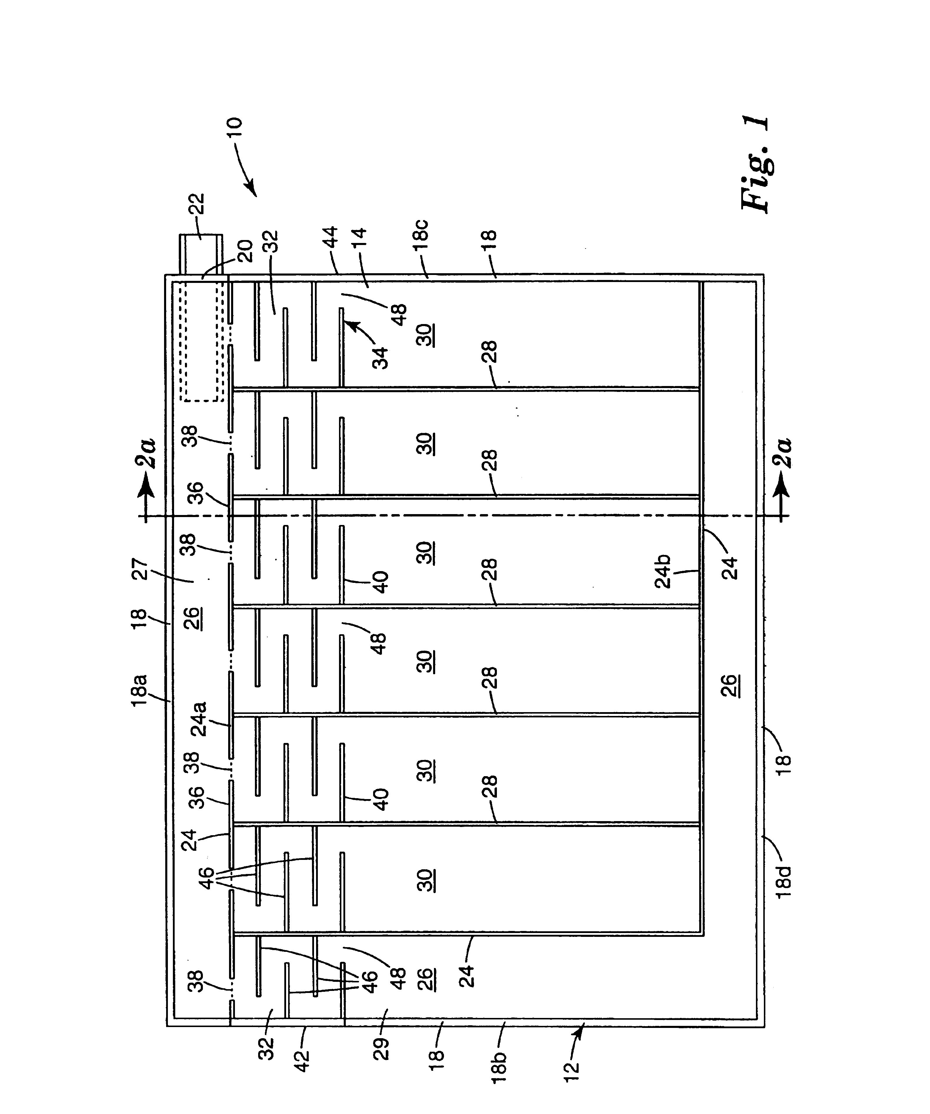 One-way valve for inflatable package