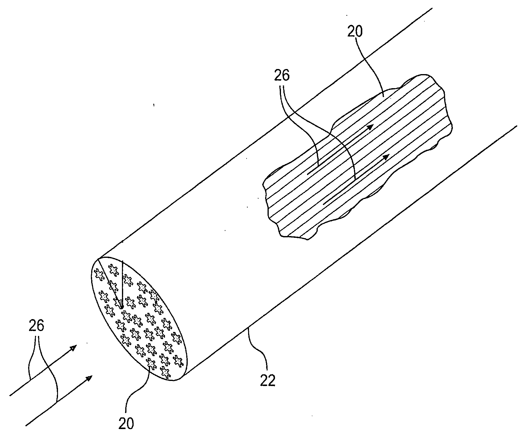 Capillary-channeled polymeric fiber as solid phase extraction media