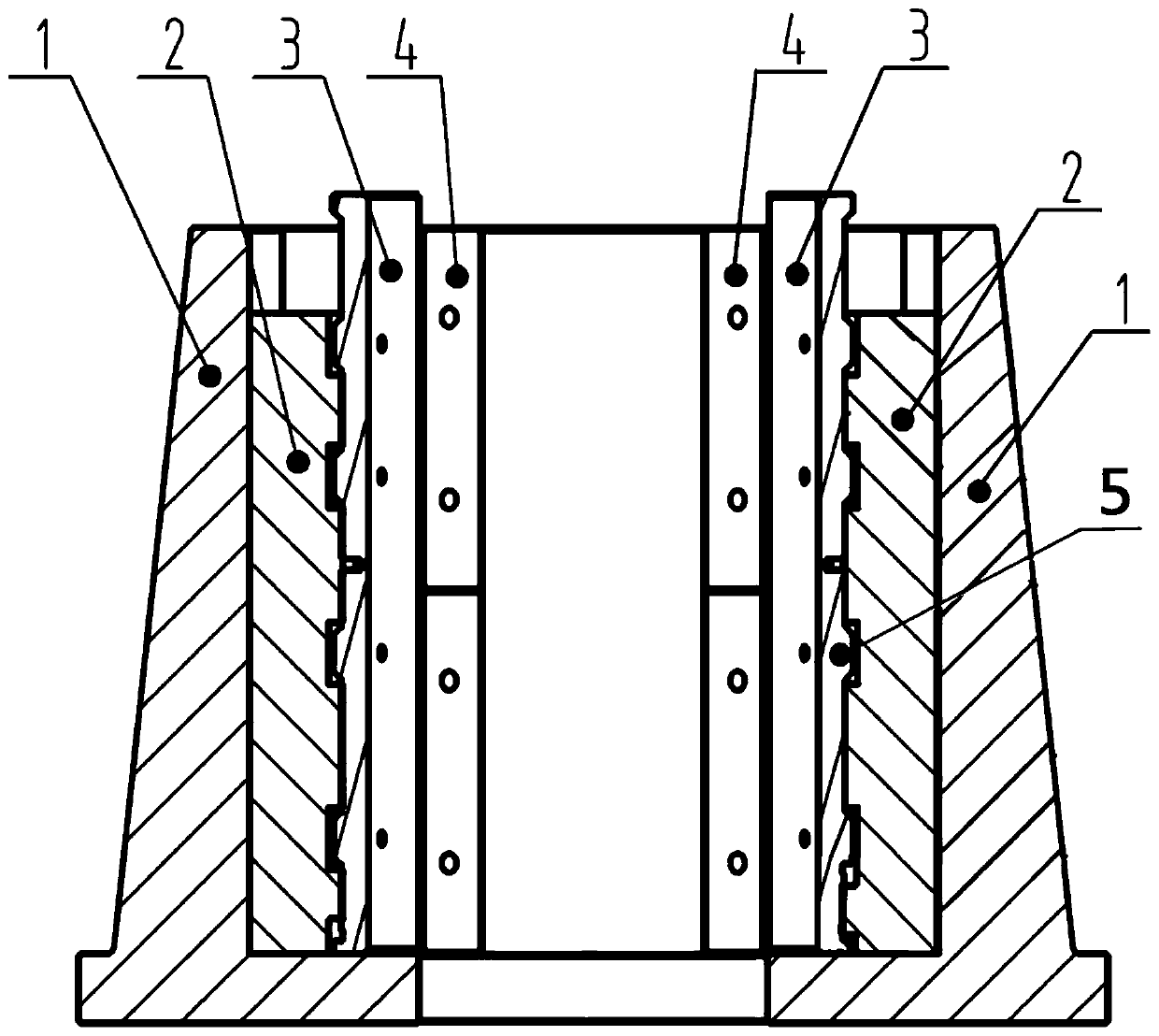 Tool assembly for rapid inspection of sliding rail