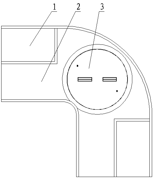 Energy-storing type automobile in-situ turning machine