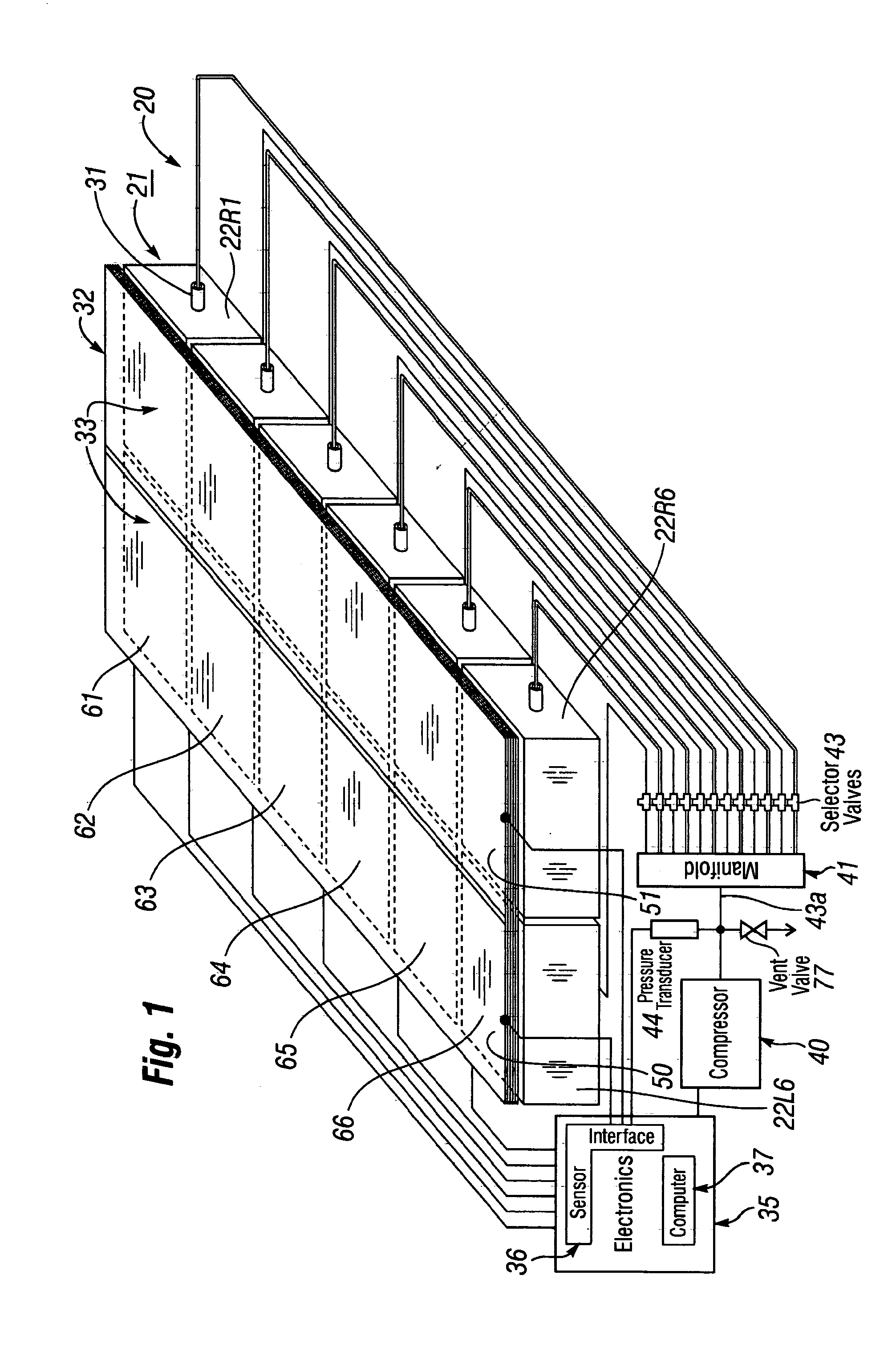 Adaptive cushion method and apparatus for minimizing force concentrations on a human body