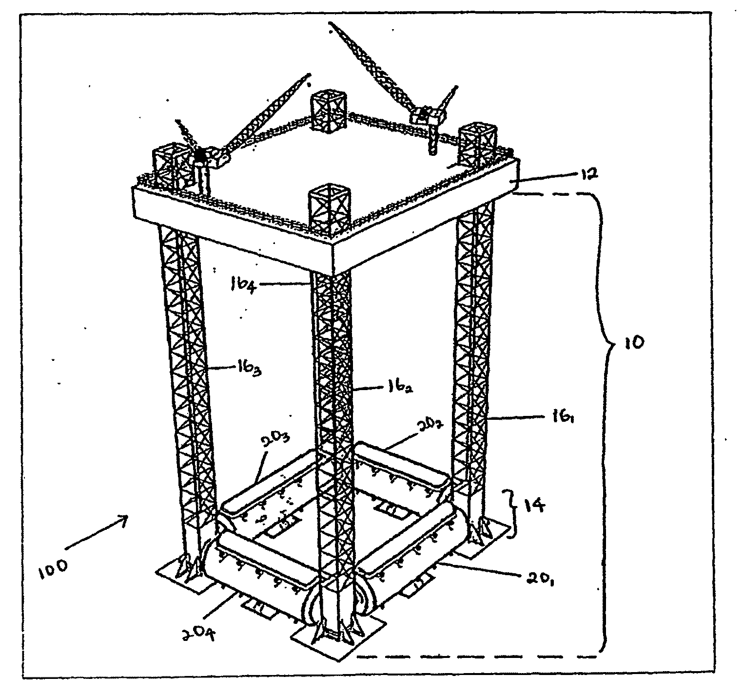 Offshore oil production platform