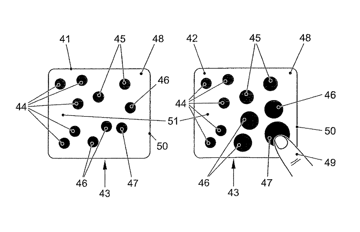 Interactive control device and method for operating the interactive control device