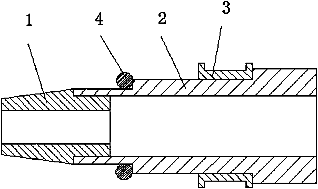 Shaft steel wire baffle ring mounting tool