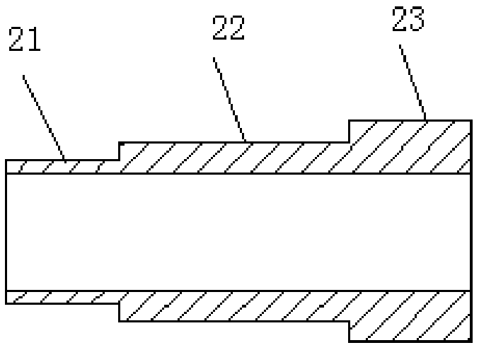 Shaft steel wire baffle ring mounting tool