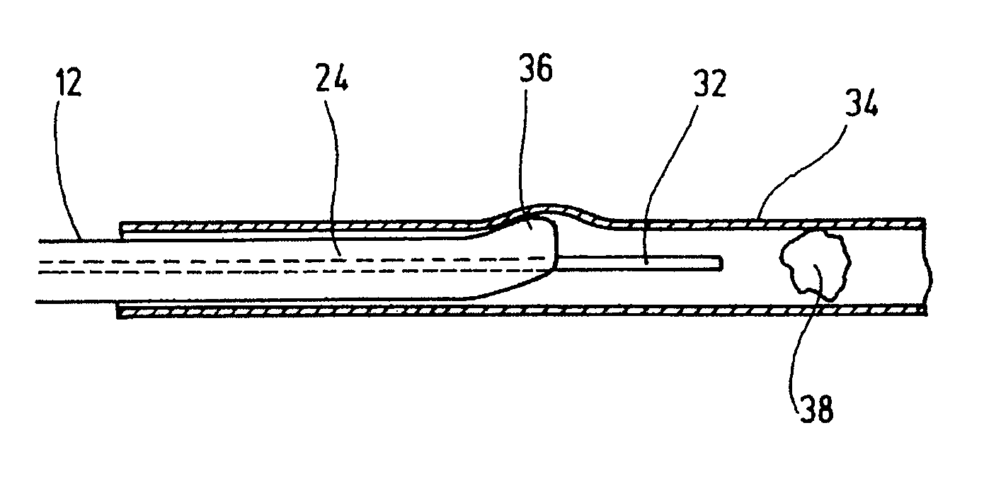 Medical instrument, in particular uretero-renoscope