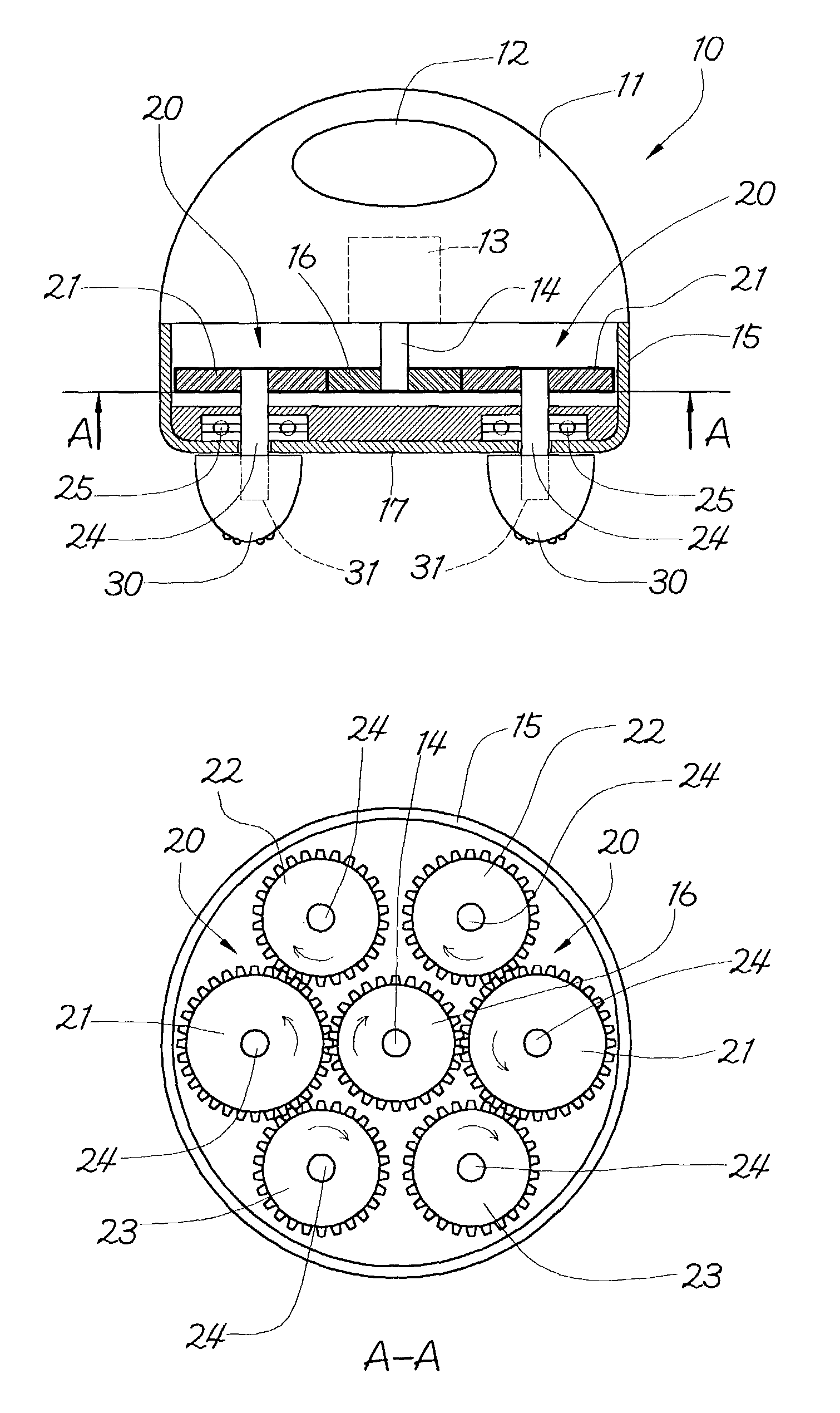 Fat-removal massager