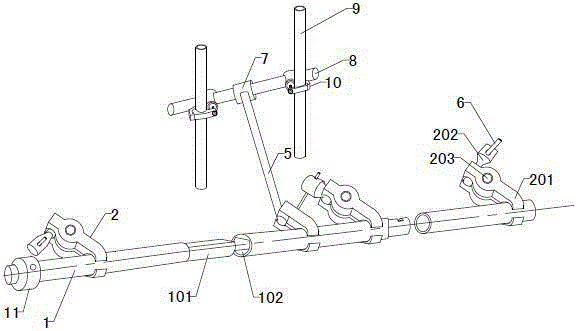 Pelvic fracture closed reduction combination tool