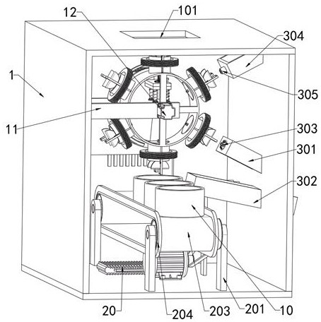 Grinder for bombyx mori pebrine detection