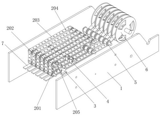 A tin planting device for the production of lighting strip components