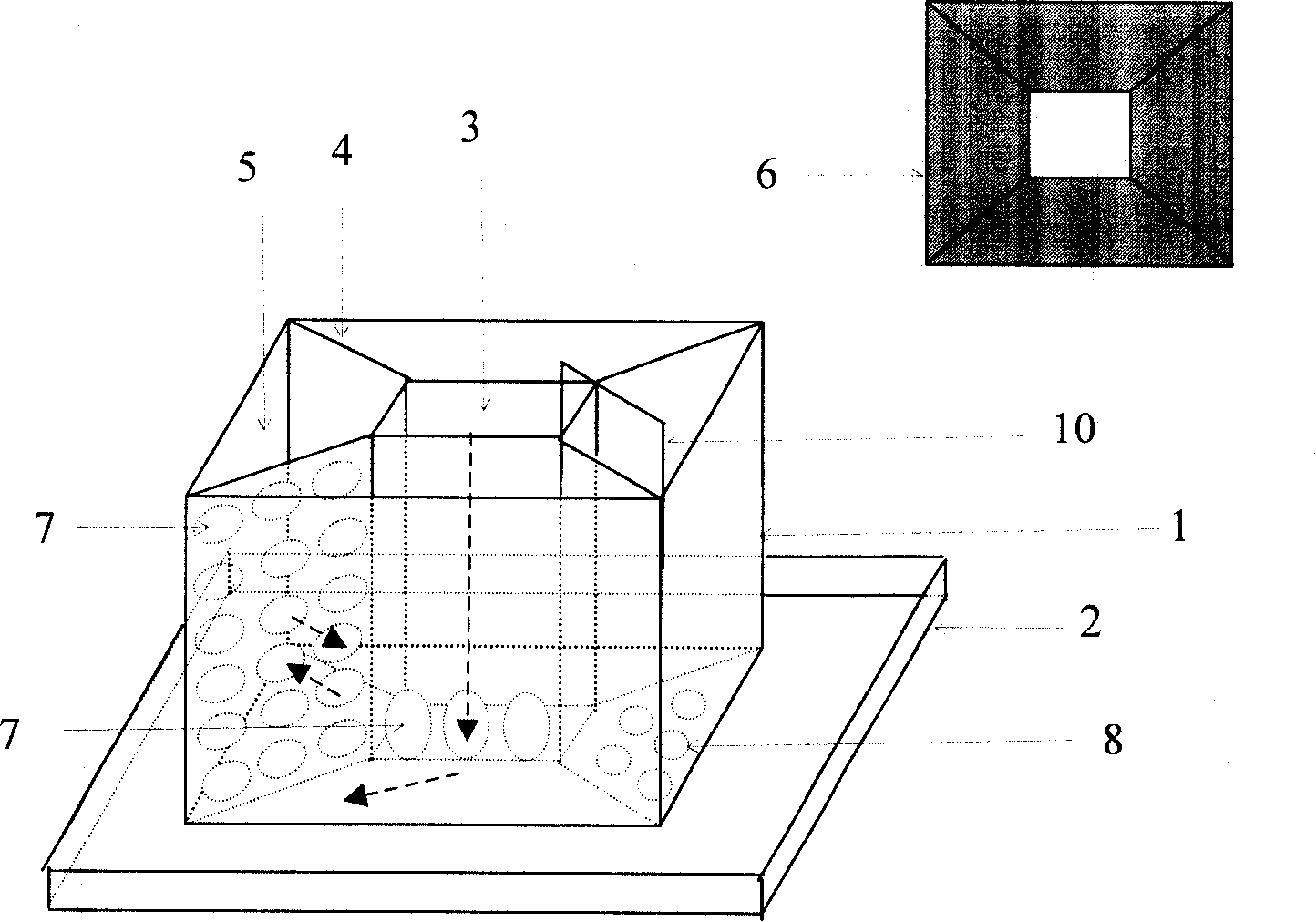 Device for rapid evaluation of renovation effect of contaminated soil and method thereof