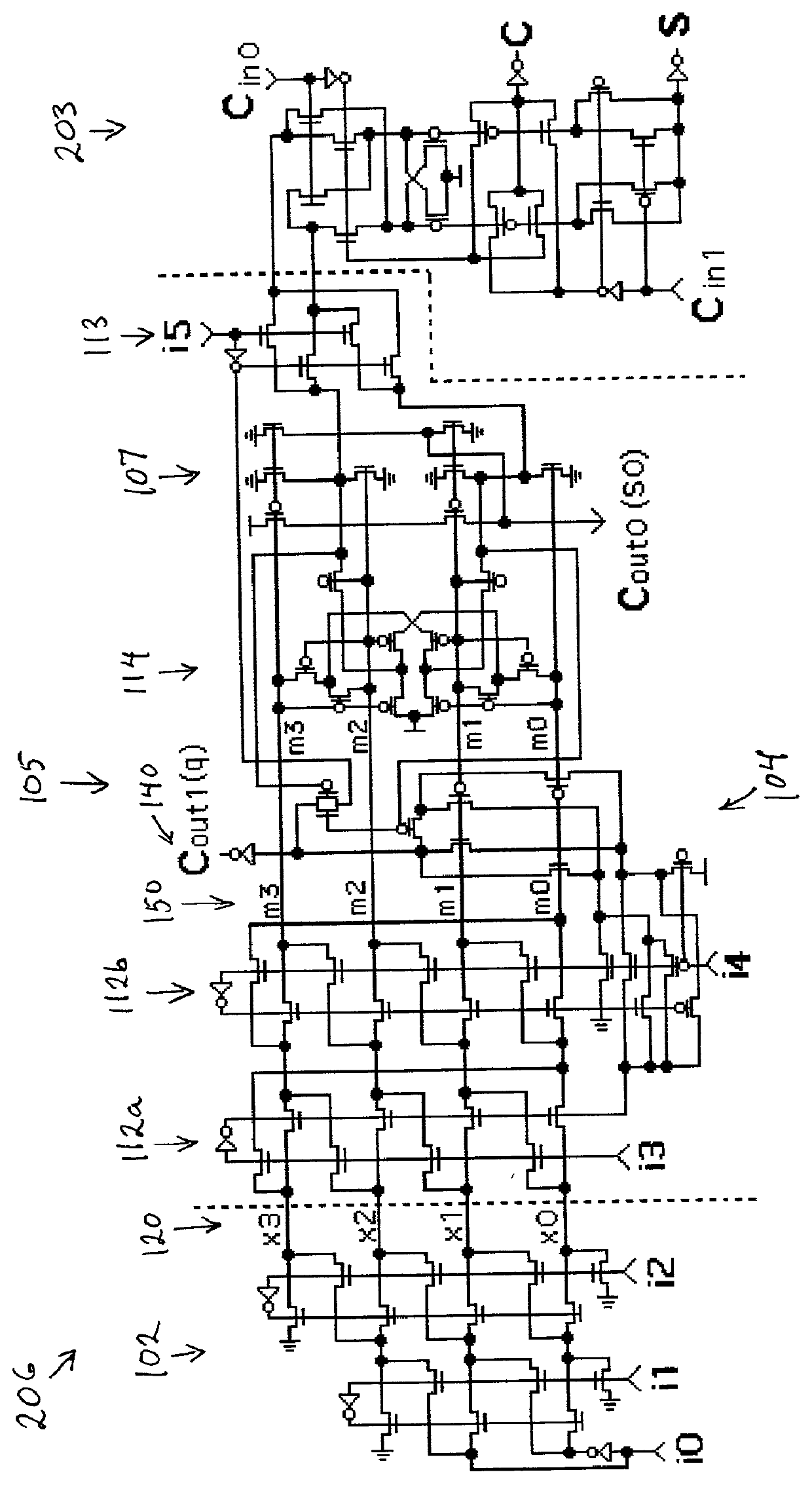 Family of low power, regularly structured multipliers and matrix multipliers