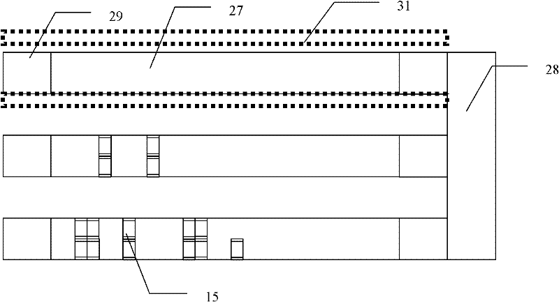 Rack type factory agricultural production line