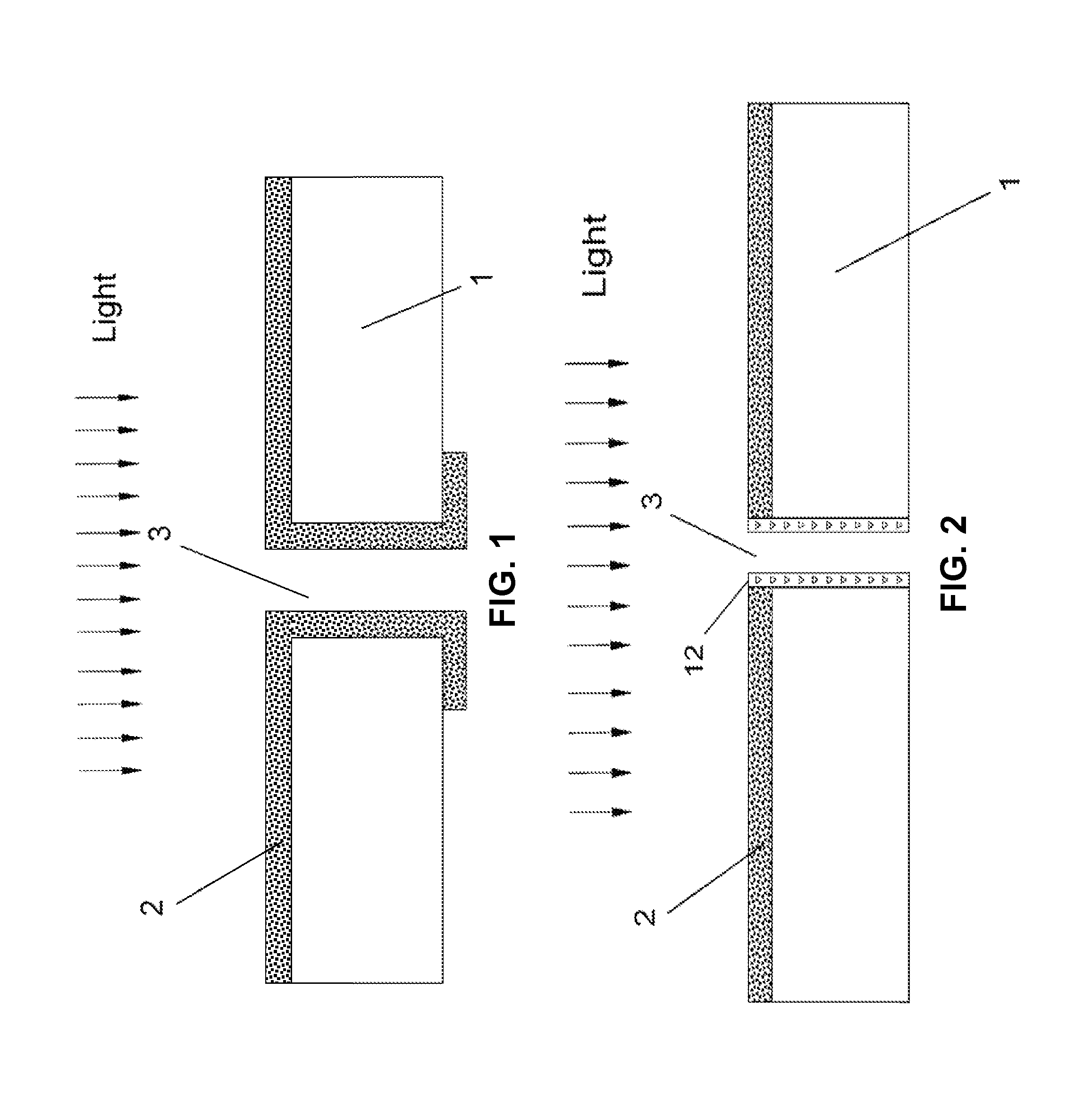 Light to current converter devices and methods of manufacturing the same