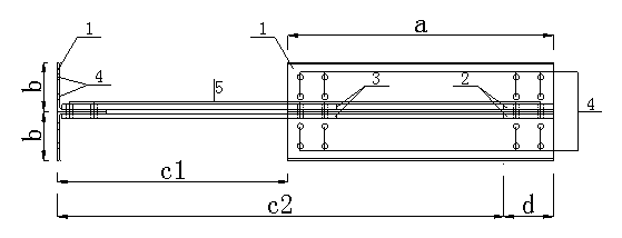 Anti-twisting novel soft steel energy dissipation device of plane irregular structure