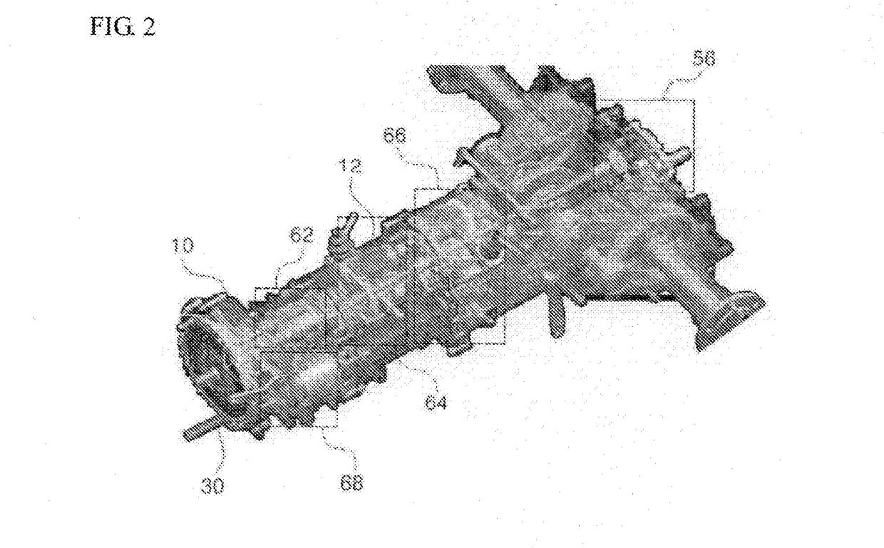 Agricultural working vehicle transmission combination