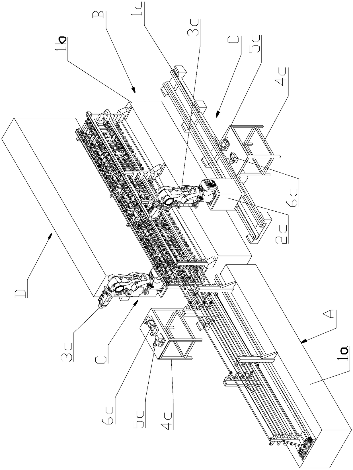 Intelligent manufacturing equipment for building beam column