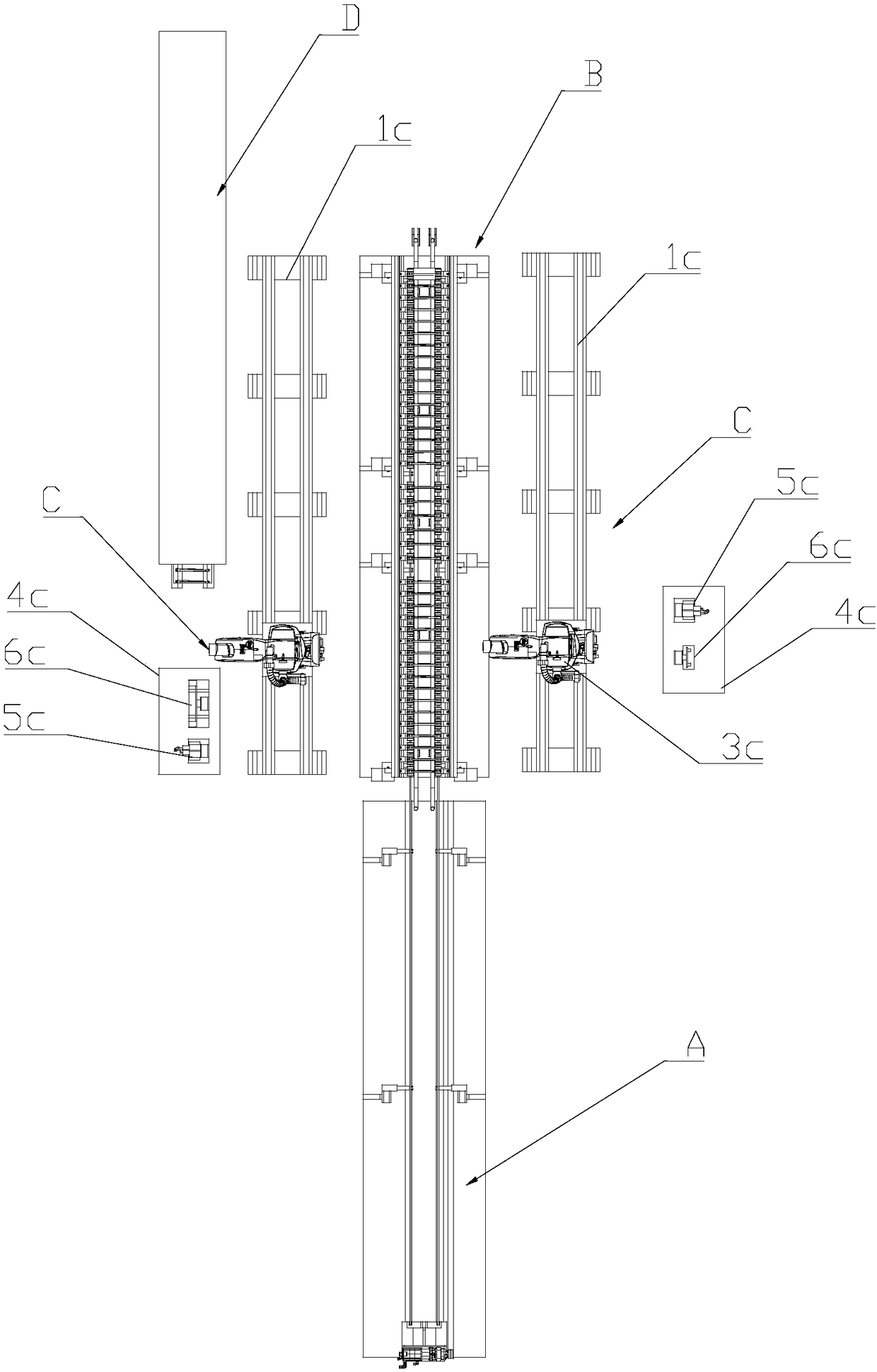 Intelligent manufacturing equipment for building beam column