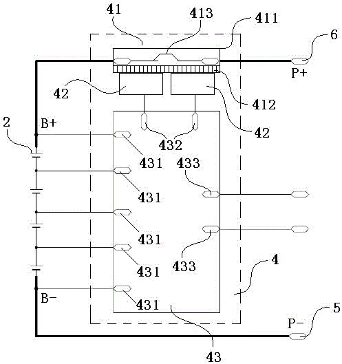 Lithium battery module based on metal expansion memory switch protector