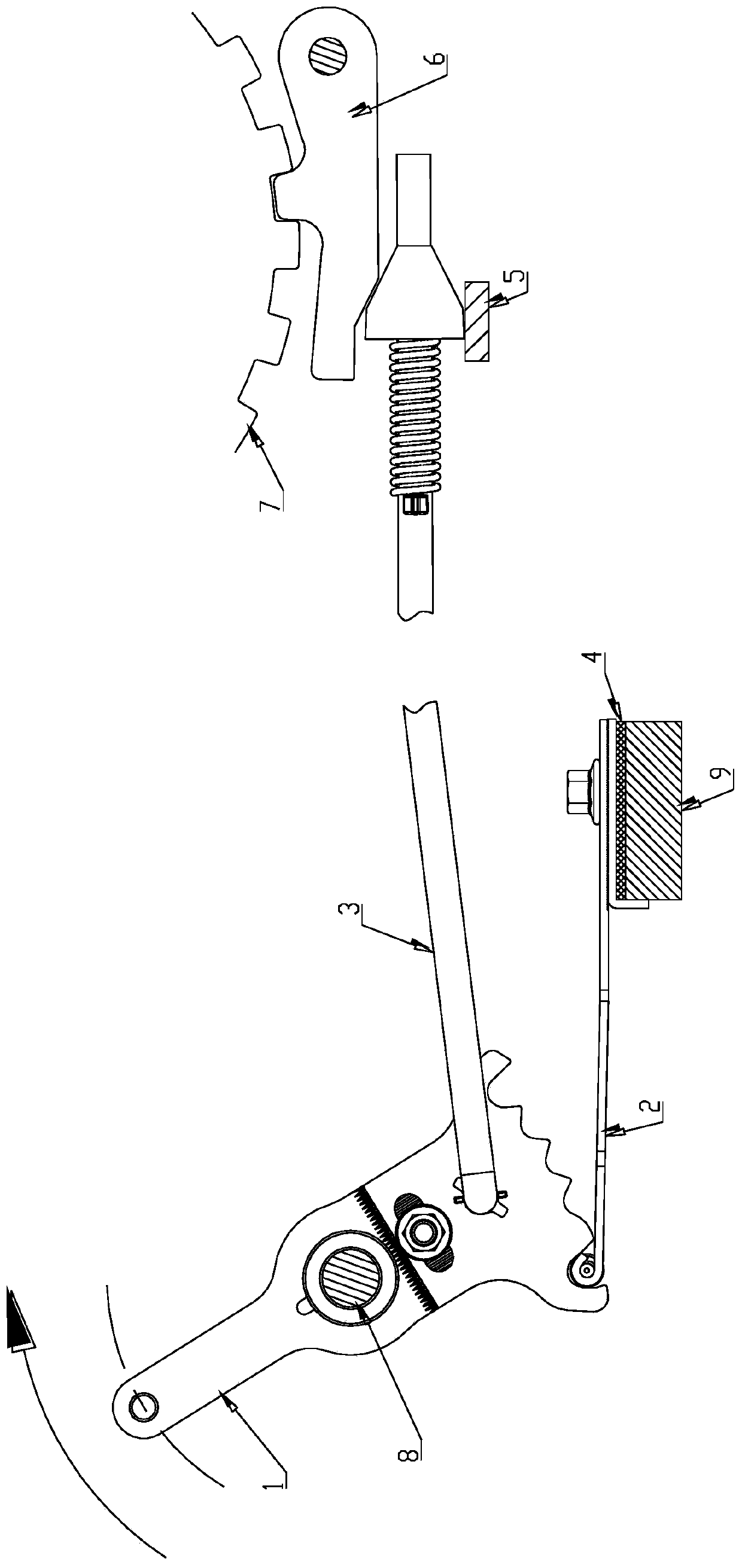 Automatic transmission gear shifting mechanism