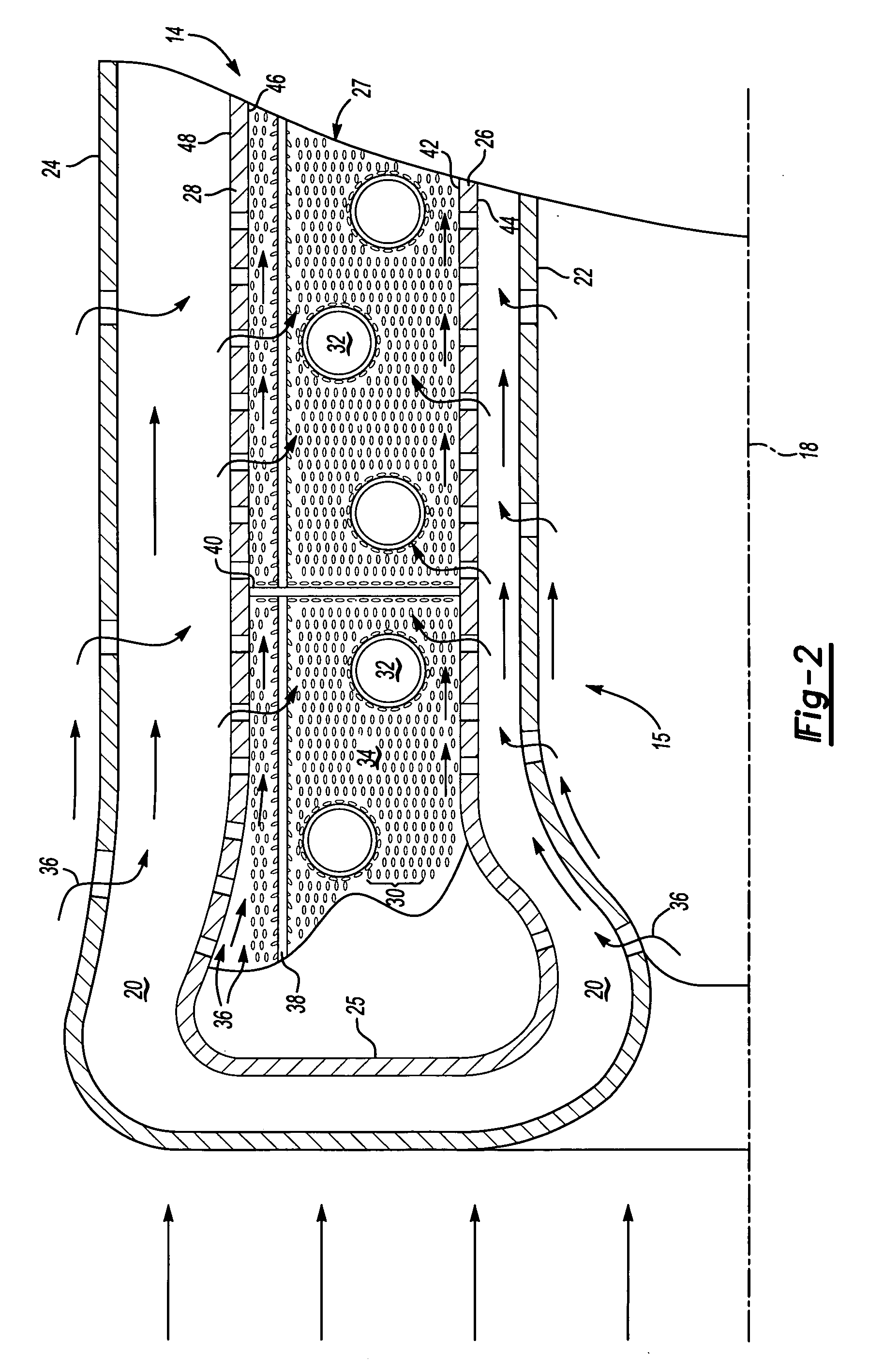 Local cooling hole pattern