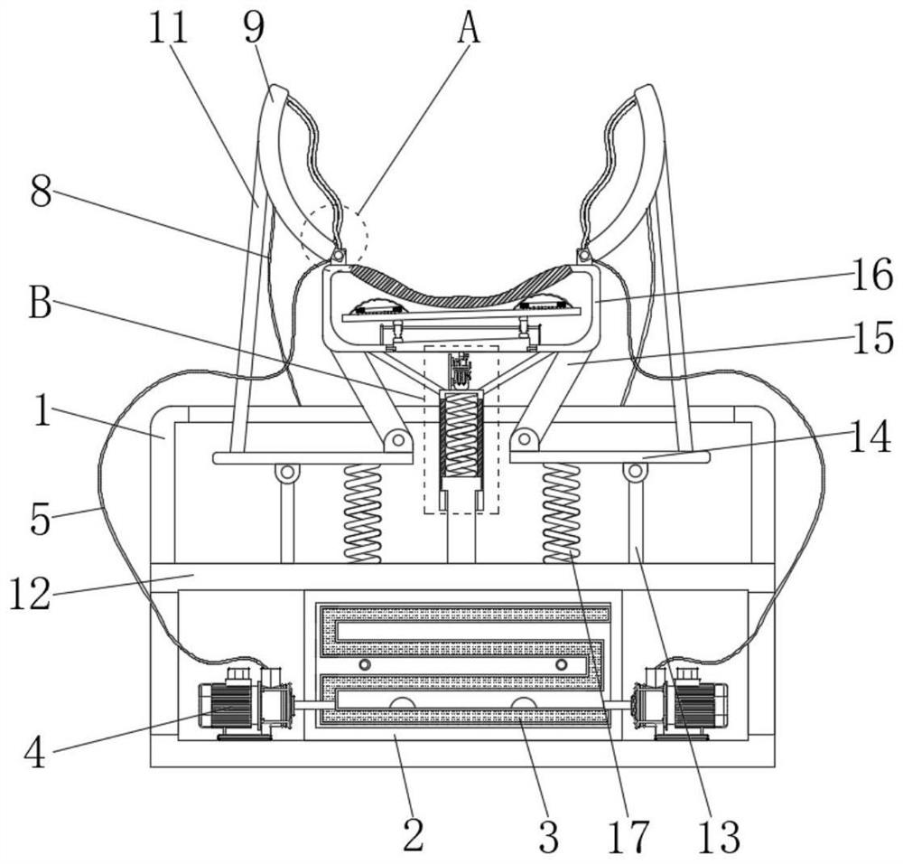 Circulating type cold compress device for orthopedic nursing