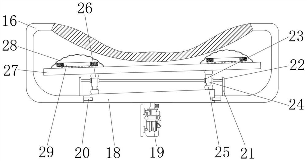 Circulating type cold compress device for orthopedic nursing