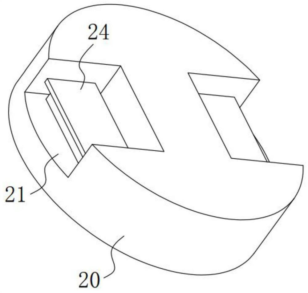 Small-sized art pigment color mixing device with partition function