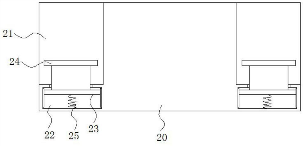 Small-sized art pigment color mixing device with partition function