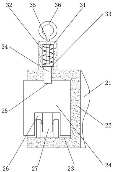 Prefabricated concrete laminated slab hoisting device