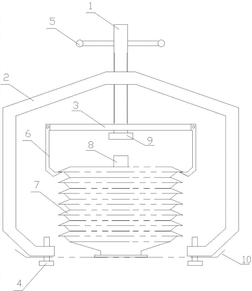 Oil recharging device of oil immersed type mutual inductor