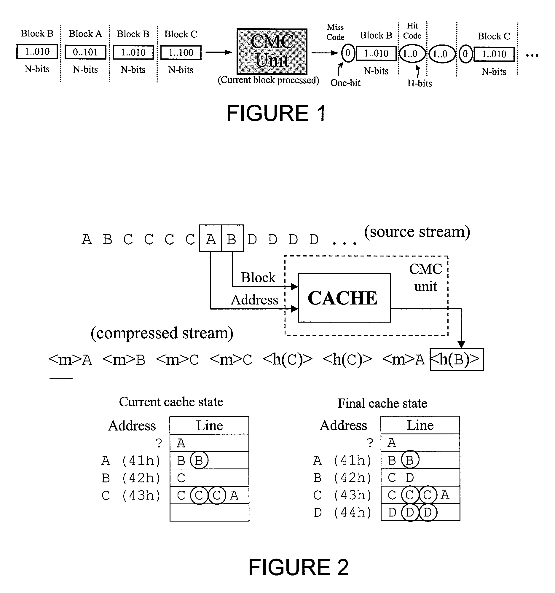 High-speed data compression based on set associative cache mapping techniques