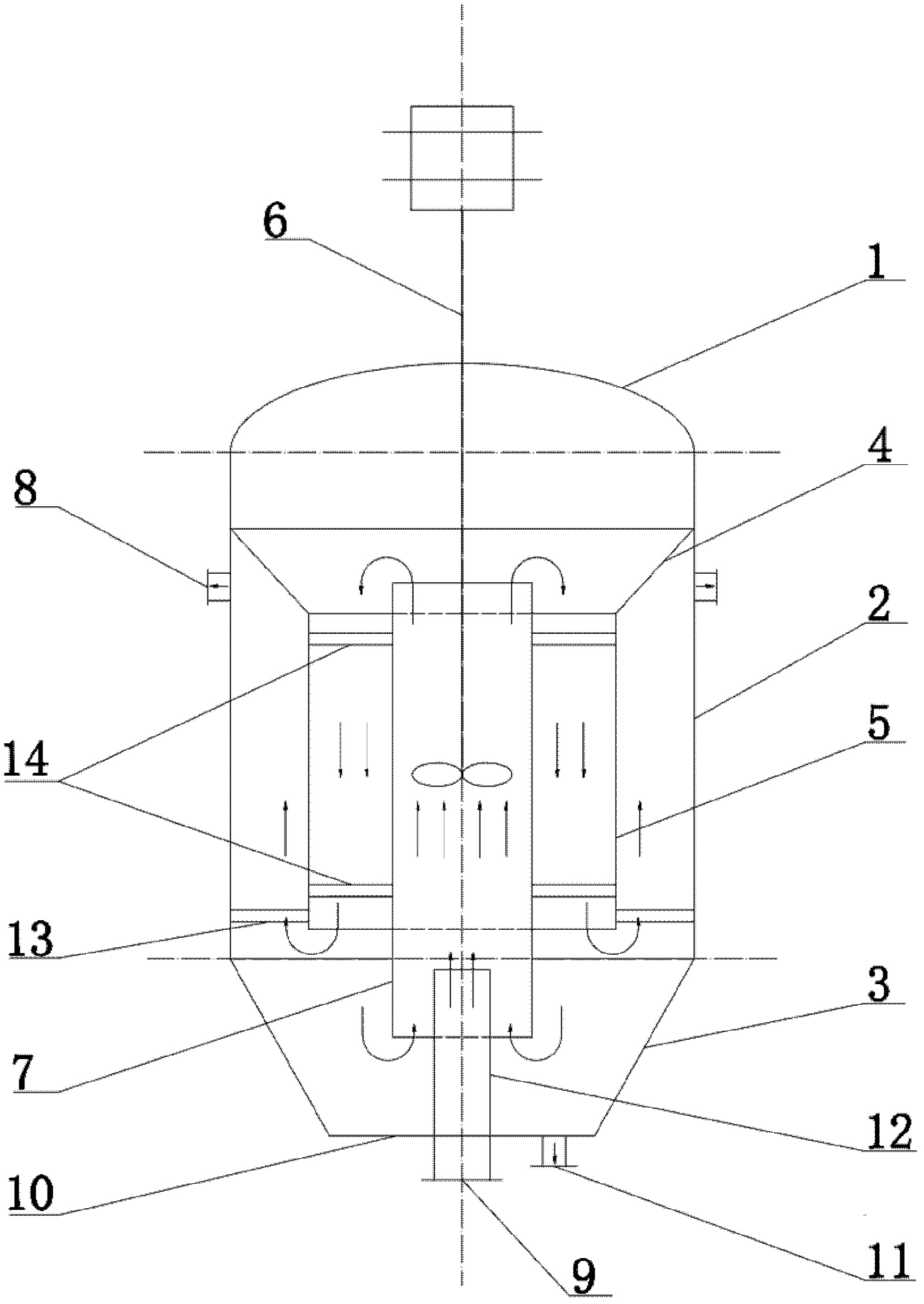 Continuous crystallization method of tetraacetylethylenediamine