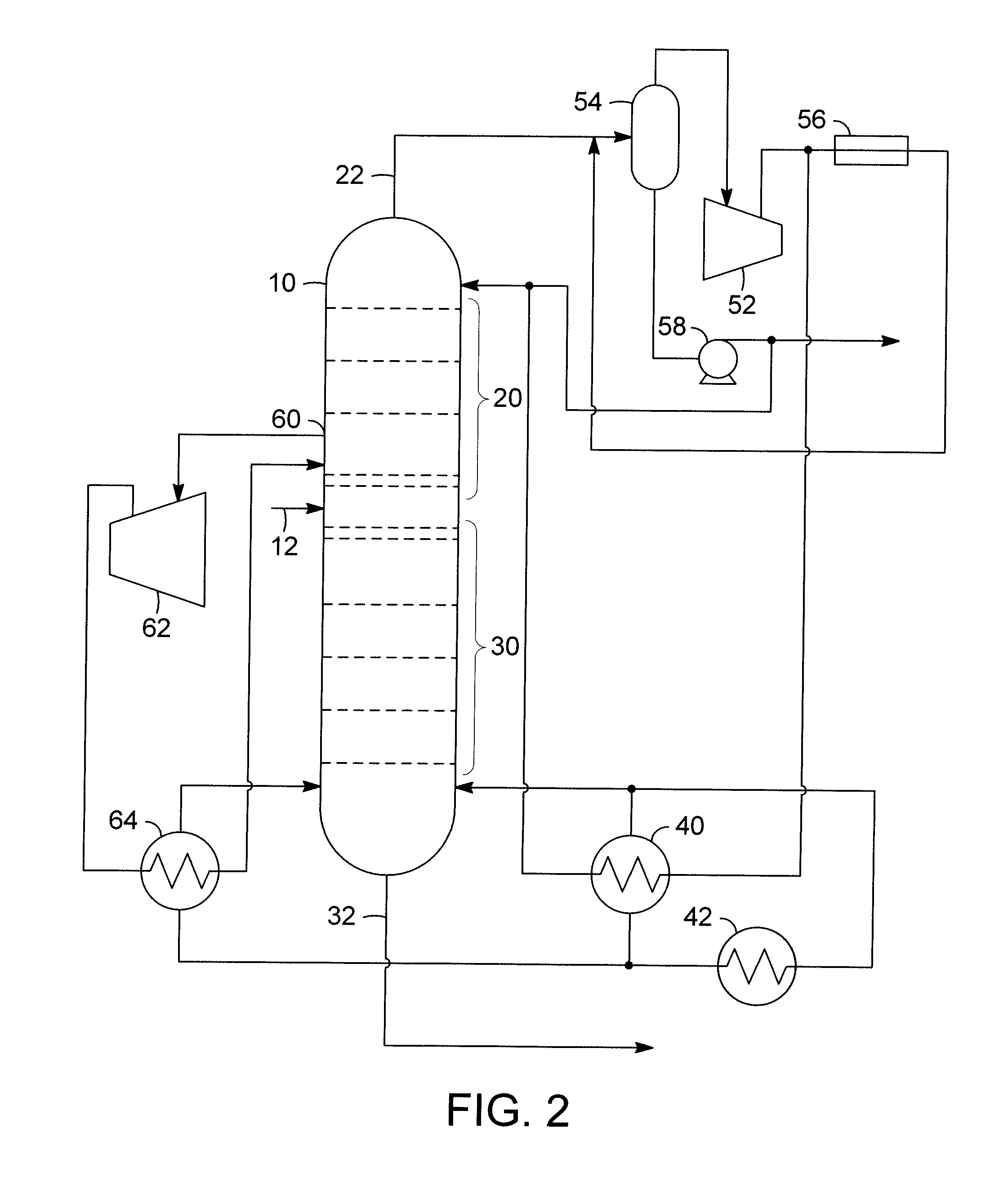 Heat Pump for High Purity Bottom Product