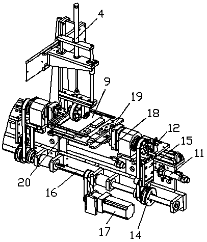 A lithium battery edge wrapping machine with integrated positioning, discharging and belt pressing