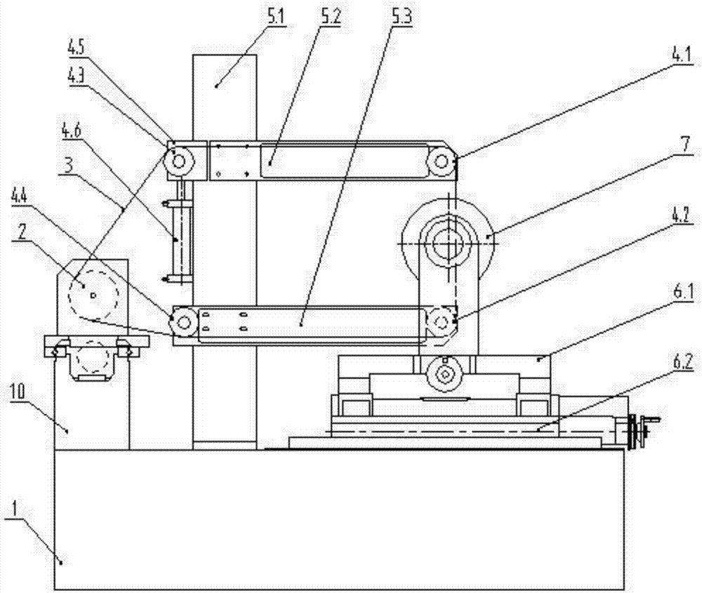 Roller line storage type sand line cutting machine tool