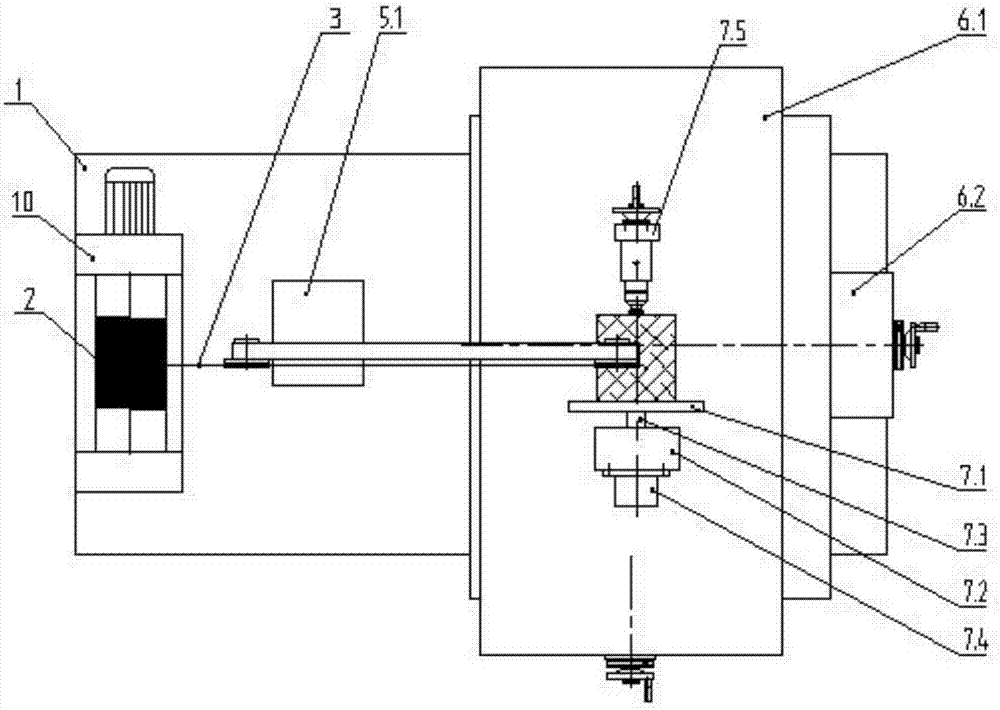 Roller line storage type sand line cutting machine tool