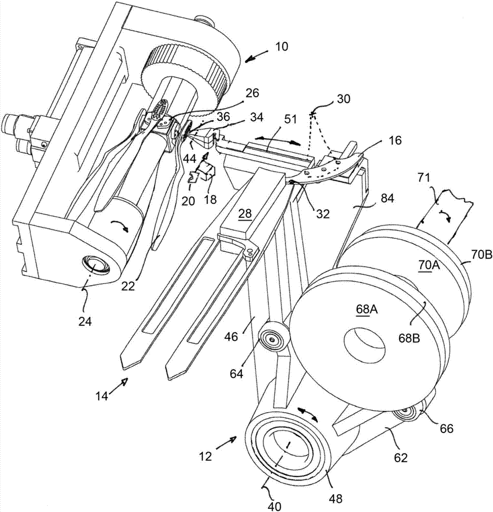 Brush stuffing machine