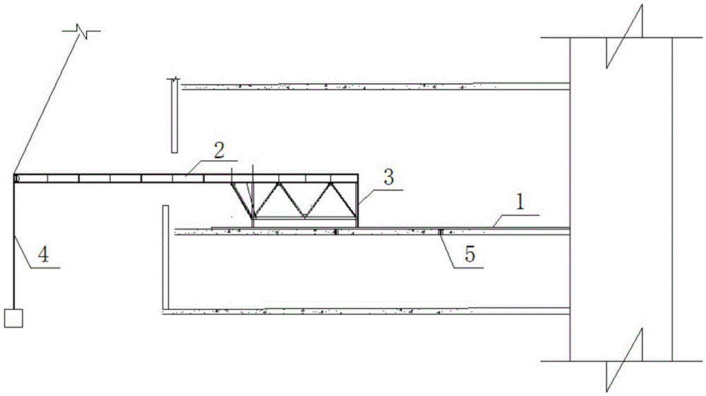 Jacking-extending system and tower crane dismantling method