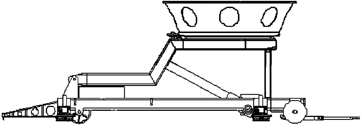 Cantilever type multi-axis turntable for posture adjustment of spacecraft