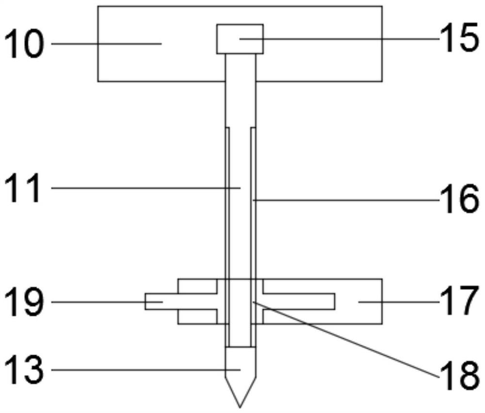 Drilling device for valve processing