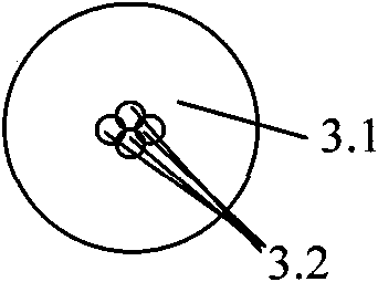 Coupling method for suspended-core optical fibers