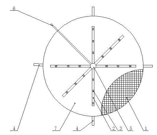 Wind speed and wind volume measuring device based on static pressure principle