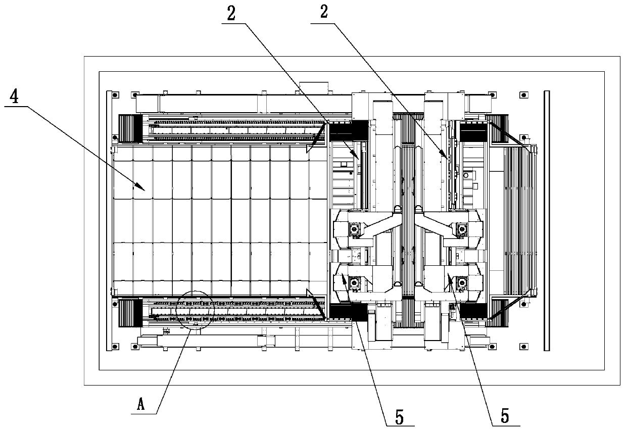 Double-beam high-speed milling machine tool