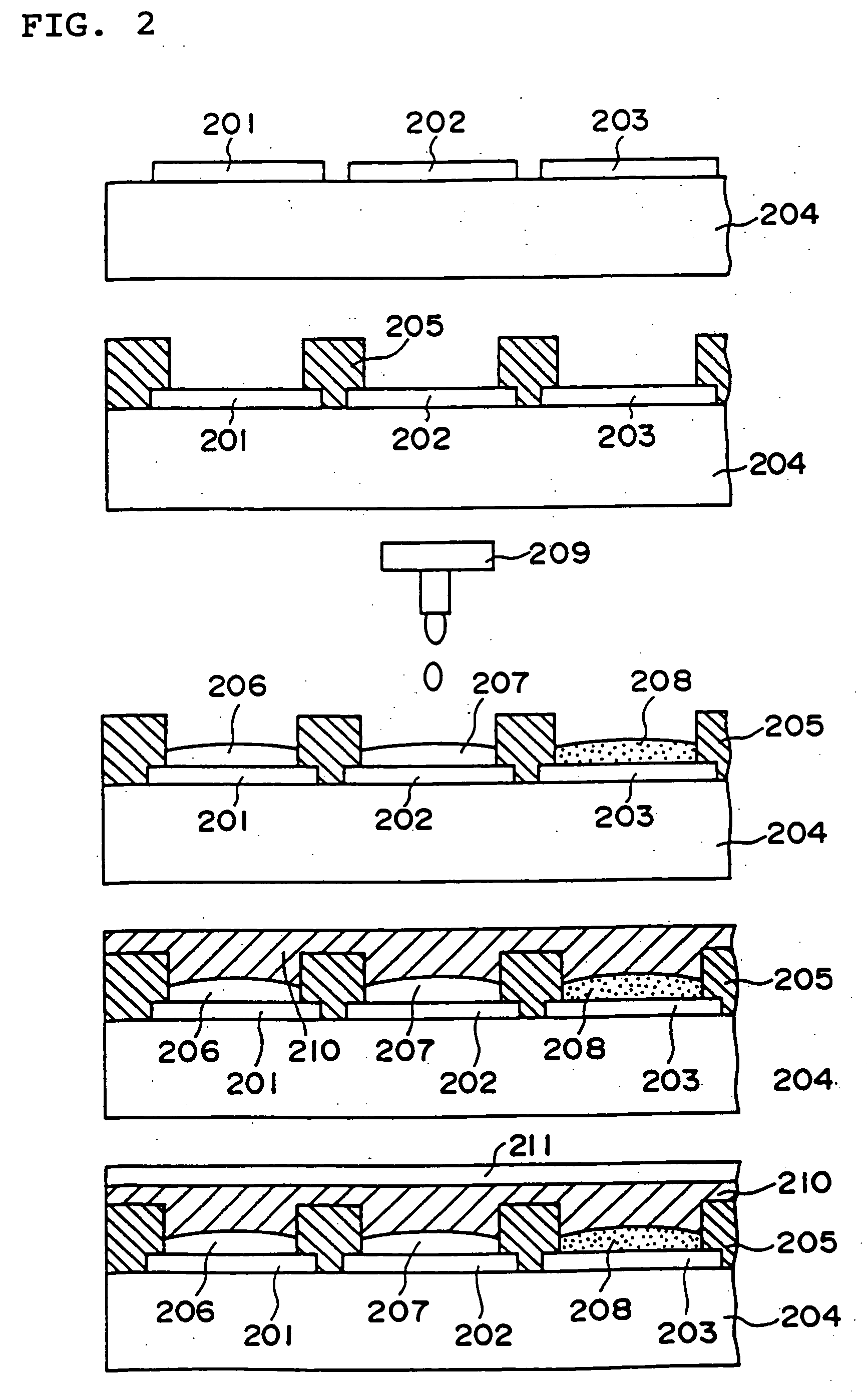 Method of manufacturing organic EL element, organic EL element and organic EL display device