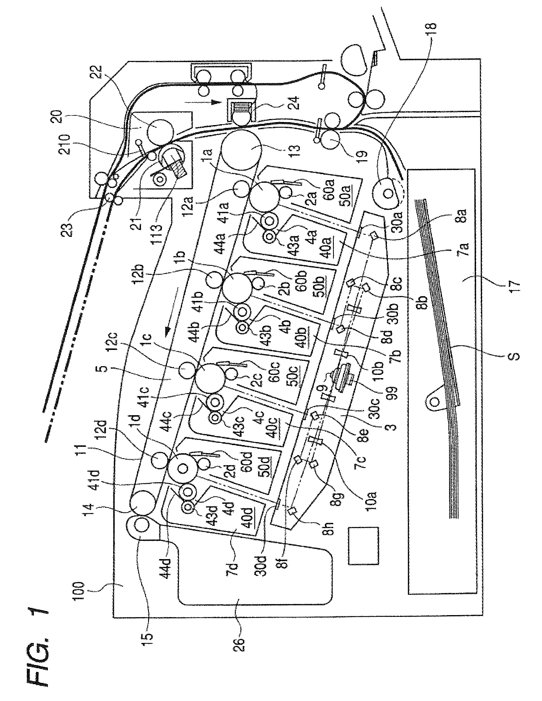 Image forming apparatus with multiple fixing unit attachment detection portions