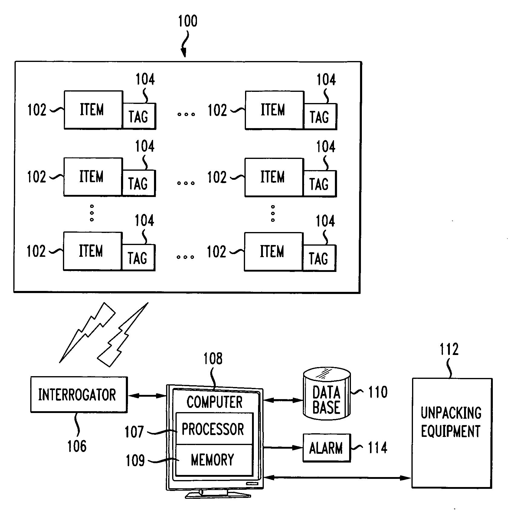 Radiation detection with enhanced RFID tags