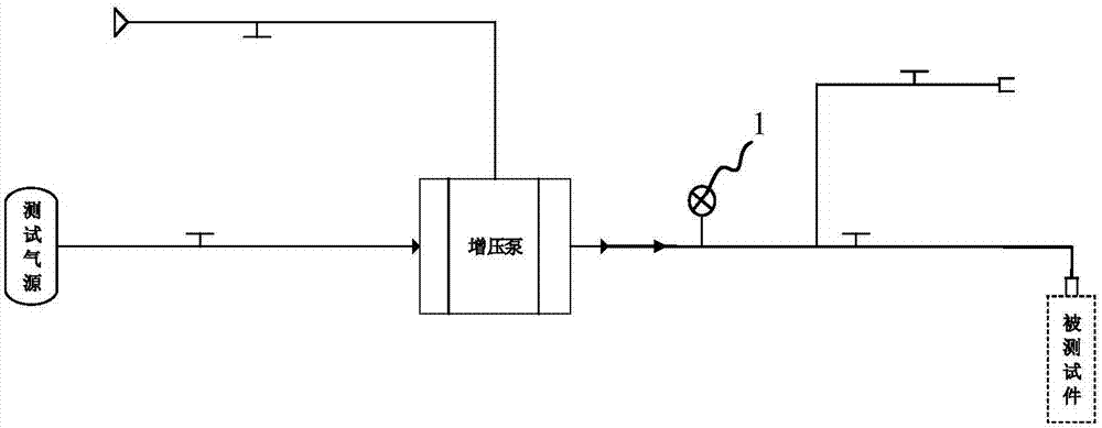 High-pressure air-tightness test device