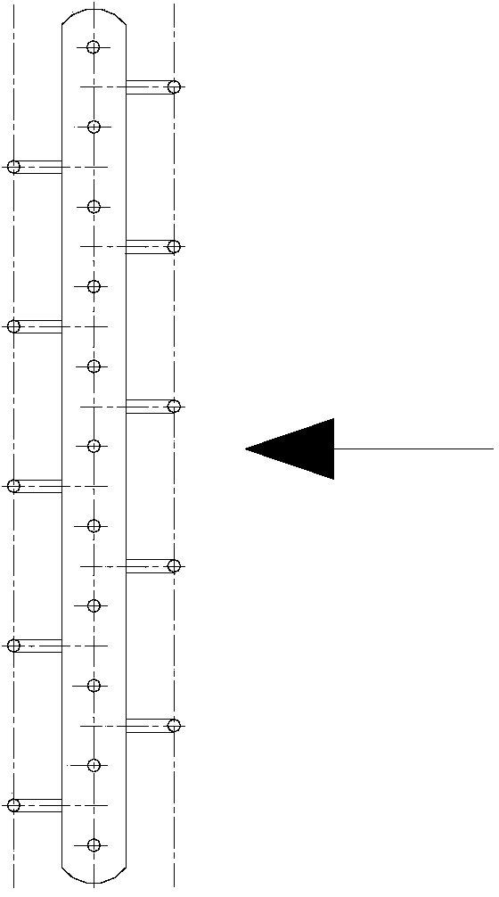 Flue ozone distributor, and arrangement mode and application thereof